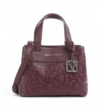 Armani Exchange Bordo mini nakupovalna torba