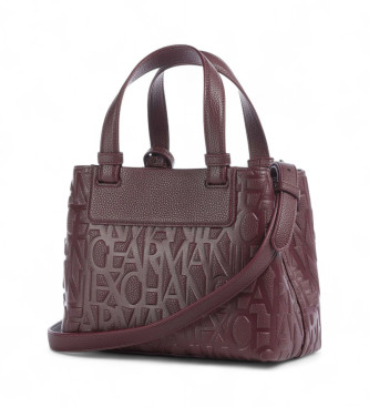 Armani Exchange Bordo mini nakupovalna torba