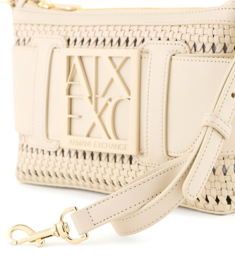 Armani Exchange Beige Monochrome Handbag