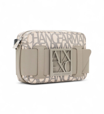 Armani Exchange Camera bag with contrasting beige detail