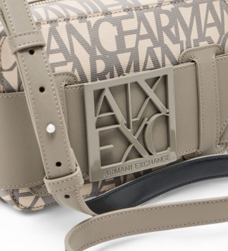 Armani Exchange Camera bag with contrasting beige detail