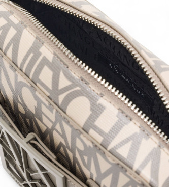 Armani Exchange Camera bag with contrasting beige detail