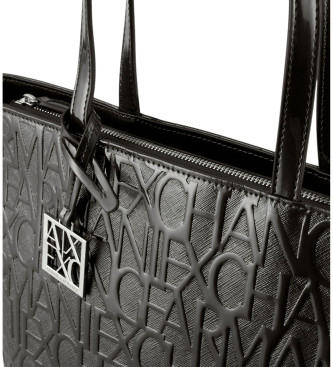 Armani Exchange Bolso Relieve negro