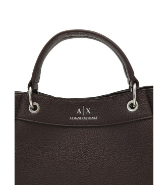 Armani Exchange Borsa da negozio marrone