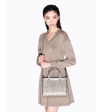 Armani Exchange Saco de compras bege
