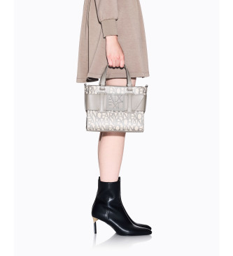 Armani Exchange Saco de compras bege