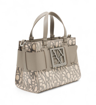Armani Exchange Saco de compras bege