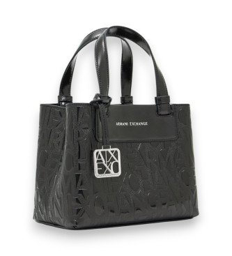 Armani Exchange Carregador de compras mongorama preto