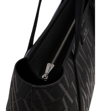 Armani Exchange Schwarze Shopper-Tasche