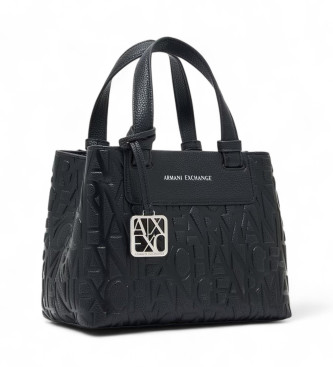 Armani Exchange Saco de compras preto