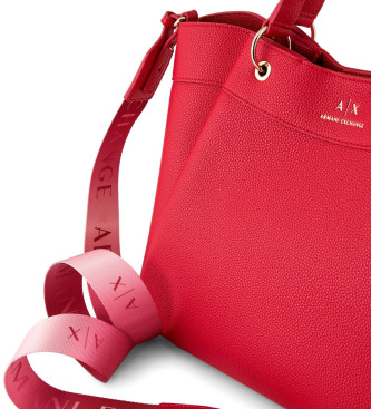 Armani Exchange Red shopper bag