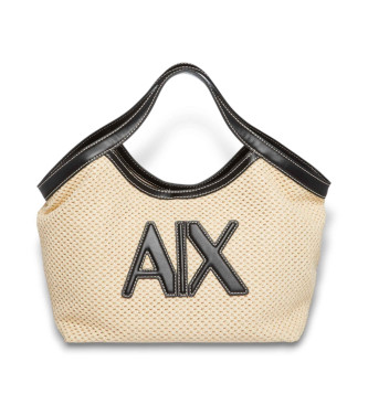 Armani Exchange Bolso shopping beige