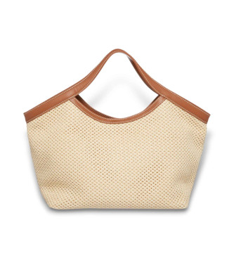 Armani Exchange Borsa della spesa beige