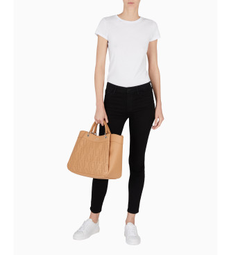 Armani Exchange Brun shoppingvska