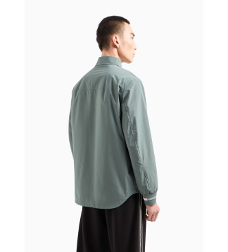 Armani Exchange Camicia con tasche verdi