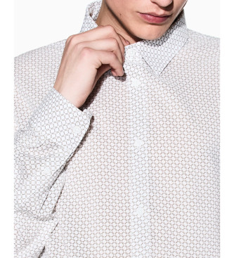 Armani Exchange Srajca običajnega kroja iz bele tkanine ASV