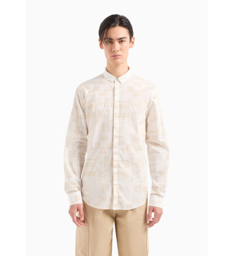 Armani Exchange Camisa Informal blanco