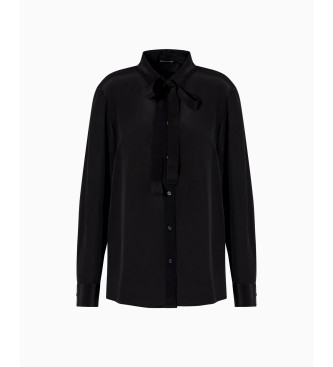 Armani Exchange Srajca s črno kravato
