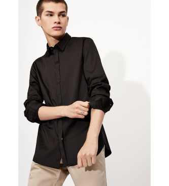 Armani Exchange Black poplin shirt