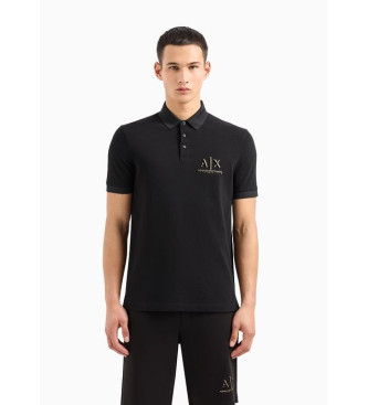 Armani Exchange Polo majice Priložnostna polo majica črna