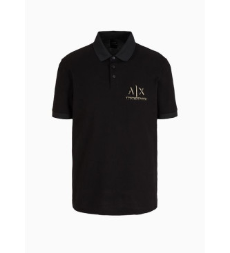 Armani Exchange Poloshirts Freizeit-Poloshirt schwarz