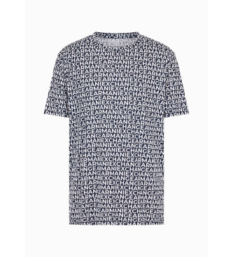 Armani Exchange Maglia blu dell'Asv