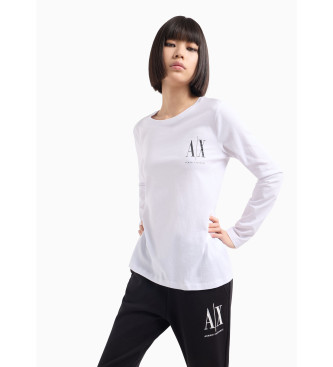 Armani Exchange Camiseta Ax blanco