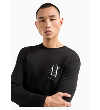 Armani Exchange T-shirt Ax long sleeve black