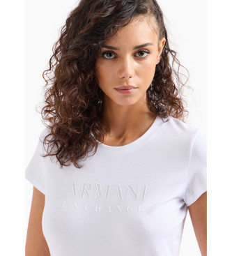 Armani Exchange Camiseta casual blanco