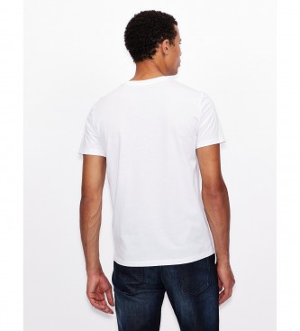 Armani Exchange Camiseta Clásica blanco