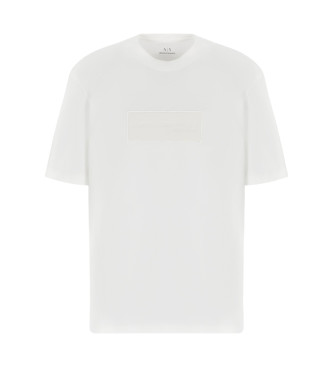 Armani Exchange Weies T-Shirt in legerer Passform