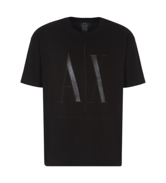 Armani Exchange T-shirt de corte standard preta