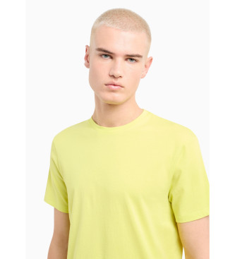 Armani Exchange Kurzarm-T-Shirt gelb