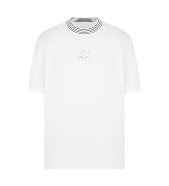 Armani Exchange Kortrmet T-shirt hvid