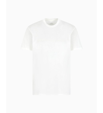 Armani Exchange T-shirt mit normaler Passform wei
