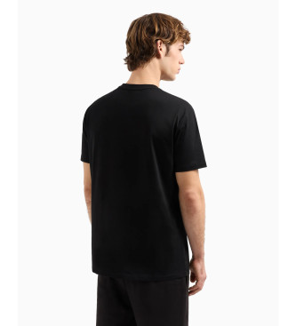 Armani Exchange T-shirt a maniche corte con logo nero