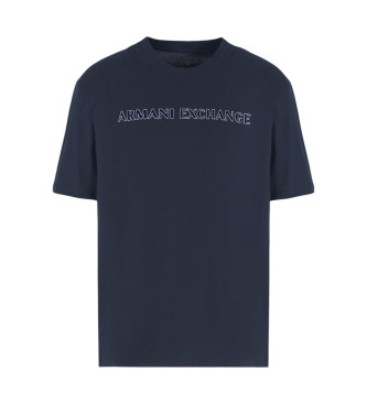 Armani Exchange T-shirt  manches courtes bleu marine