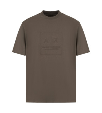 Armani Exchange Camiseta de manga corta verde