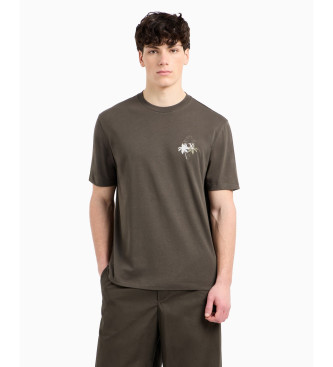 Armani Exchange Grnes Kurzarm-T-Shirt 