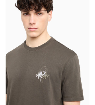 Armani Exchange Grnes Kurzarm-T-Shirt 