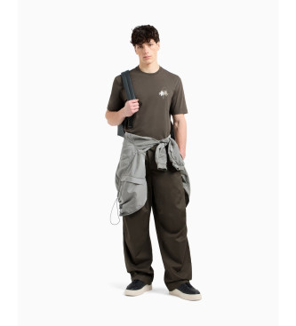 Armani Exchange Grnes Kurzarm-T-Shirt 
