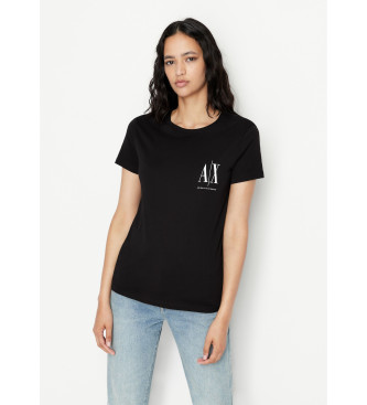 Armani Exchange T-shirt en tricot  coupe rgulire noir