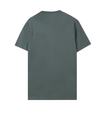 Armani Exchange T-shirt verde de malha de ajuste regular