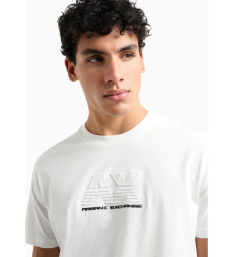 Armani Exchange T-shirt dopasowany biały