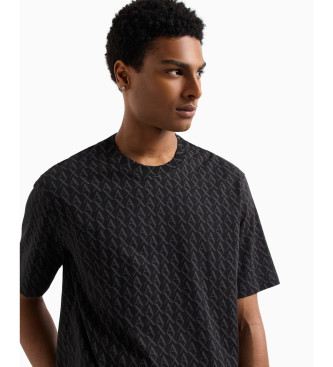 Armani Exchange T-shirt Estamp preto