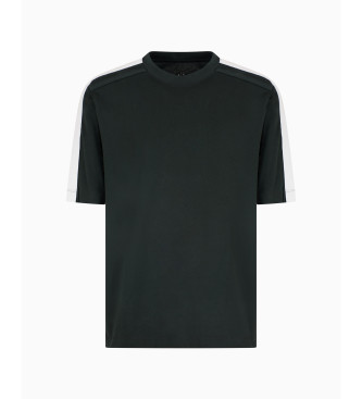 Armani Exchange T-Shirt schwarz gestreift