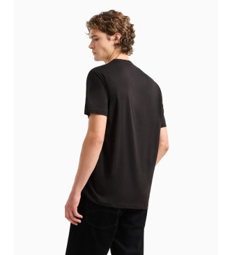 Armani Exchange Camiseta Lisa negro