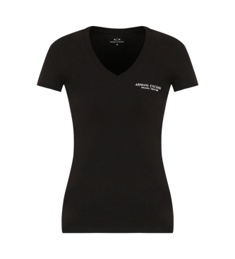 Armani Exchange T-shirt avec logo noir
