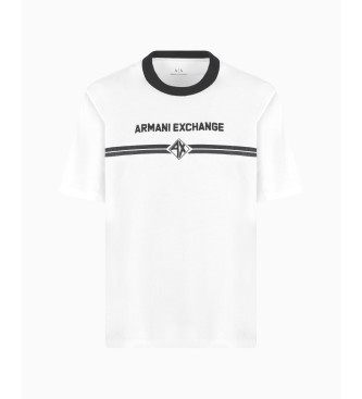 Armani Exchange Wit T-shirt met logo