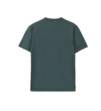 Armani Exchange T-shirt grande con logo verde
